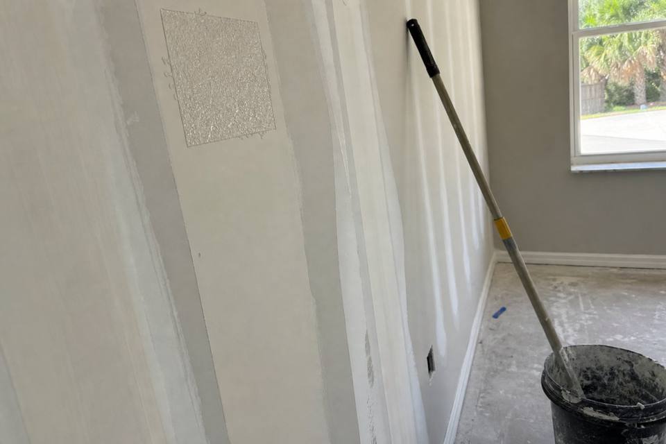 sheetrock hanging detail for drywall work in Orlando