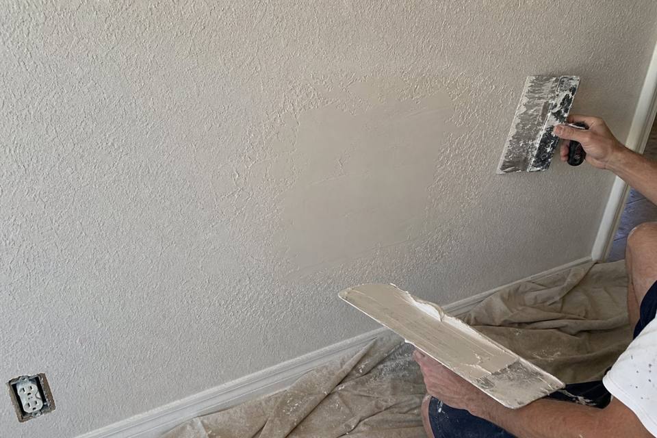 texture matching detail for drywall work in Orlando